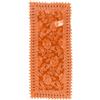 HOME ZEN HOUSEHOLD LINEN TOVAGLIA COPRITAVOLO CENTROTAVOLA RUNNER PIZZO MACRAME' LUSSO (STRISCIA 40X140 CM, DISEGNO FELCE COLORE ARANCIO)
