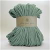 Jolly Good Yarn, Corda intrecciata in macramè da 5 mm, morbido cotone riciclato, 100 m (500 g), appendiabiti da parete e piante, gioielli tessili, decorazioni (verde mare di Sidmouth, colore verde