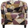 Meigeh Copripoltrona 1 posto Chesterfield Tullsta Elasticizzato Copertura poltrona Cocktail Fodera Poltrona Chesterfield 2 pezzi Copripoltrona universale