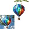 Generico 2 Acchiappasole Colorati A Forma Di Mongolfiera | Ciondolo Da 20 Cm In Colorato Simulato A Forma Di Mongolfiera | Giardino Con Palloncini In Acrilico, Acchiappasole Effetto Fiamma