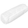 TOPBATHY Federa cilindrica rotonda con chiusura lampo, 20 x 50 cm, decorativa, morbida, riutilizzabile, per cuscini cervicali, per divano e letto