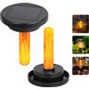 NEWNEN Pannello superiore di ricambio per luci solari, lampadina a fiamma per lampada solare, per barattoli di vetro, lanterne, luci esterne, 7 cm (confezione da 2)