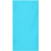 BIANCHERIAWEB Telo Mare Grande 100x180 Spugna Spiaggia Piscina Maui Tinta Unita Telo Mare Turchese