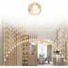 Generic Tende con Perline Decorative, Divisoria da Interno Multicolore, di Cristallo per Soggiorno, Camera da Letto, Corridoio, Caffetteria - W:80-300 Cm (Champagne, 100-120cm)