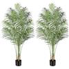 Keeplush Piante Finte da Interno 170cm Palma Piante Artificiali da Esterno Piante Finta Alta Soggiorno Decorazioni Camera da Letto Balcone (2 PACK)