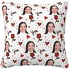 Naispanda Federa per Cuscino Personalizzata con Foto e Testo 66x66cm Federa Quadrata Decorativa Personalizzata Fronte-retro, Regali di San Valentino Personalizzati per Fidanzati e Fidanzate
