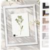 Bildershop-24 Telaio in vetro doppio con doppi vetri, Prio in Bianco (opaco) 20x20cm con vetro acrilico, cornice per quadri con doppi vetri