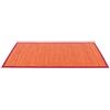 BIANCHERIAWEB SONNI CALDI E PROFONDI CON BIANCHERIAWEB Tappeto Bamboo Antiscivolo in Tinta Unita Vari Colori-Misure 50x75 Rosso