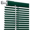 AJTXCSFOQL Senza Foratura Tende Veneziana in alluminio 120 135 118 104 98 cm, 25mm Veneziane da Interno/Esterno per Finestre, Protezione dalla luce e ai raggi solari, Kit di montaggio incluso(Forest Green)
