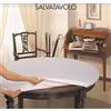 Corredocasa Copritavolo sotto Tovaglia Mollettone con Elastico Salvatavolo in Feltro-Bianco Disponibile in 4 Misure (Rotondo 140x0) Adatto ai tavoli con 120 cm di Diametro