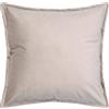 Morbidissimi - Set 2 Fodere Copricuscino Arredo Danae in Velluto 45x45 cm Tortora, Cuscini Decorativi con Cerniera Nascosta, Tinta Unita per Divano Letto Poltrona, Senza Imbottitura AC212