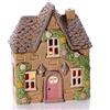 Home of Christmas Lichthaus | Tealight Cottage | Candeliere | Portacandele | Ceramica (casa estiva 17 x 10 x 20 cm)