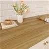 Decotalk Pellicola Adesiva Per Mobili Legno Marrone 40X500cm Carta Adesiva Per Mobili Legno Vintage Carta da Parati Adesive Muro Marrone Rimovibile PVC Plastica Vinile Impermeabile Decorativa Cucina