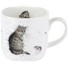 Portmeirion Wrendale by Royal Worcester Cat-Tazza con Gatto e Topolino