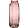 JAKY-Global JAKY Global Grande Vaso Rosa in Vetro Vaso per Fiori H-32cm Vasi Alti in Vetro per Fiori Elegante Decorazione per Casa Soggiorno, Centrotavola per Casa di Campagna e Ufficio (Rosa 32cm)