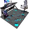 WAWFONG Tappeto Sedia Gaming Tappeto Salvapavimento Antiscivolo Tappetino per Sedia da Ufficio Tappeto per Sedia con Ruote Tappetino Sedia da Gaming Multiuso Tappeto sotto Scrivania 100 x 140 cm