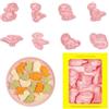 ZILZUFA Stampi per Biscotti Dinosauro 8 Pezzi Forme per Biscotti in Acciaio Inox, Formine Biscotti per Bambini, Formine Biscotti Dinosauro, DIY Biscotti Stampini, Adatto per Pasticceria, Pasta, Cookie