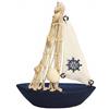 Fxzqgnh Barca a Legno Barchetta Decorativa Ornamento Barca Stile Nautico per Ufficio, style to 2