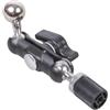 YROHGKPN Morsetto con filettatura da 1/4 a testa sferica da 17 mm, per supporto video per telefono, monitor fotocamera, luce LED, live streaming, microfono, attrezzatura fotografica, adattatore