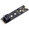 System-S SFF-8639 - Adattatore NVME OCIe 4.0 per scheda madre M.2 NGFF M-Key SSD
