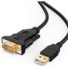 CableCreation, adattatore da USB a RS232, da USB 2.0 a RS232 maschio DB9, cavo convertitore seriale con chipset FTDI per registro di cassa, modem, scanner, macchinari industriali, CNC e superiori