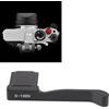 Plyisty Impugnatura per Pollice su per Fuji X 100V e X 100VI, Impugnatura in Lega di Alluminio Poggia Pollice, Supporto per Pollice Hot Shoe per una Presa Comoda e - A Scatto (BLACK)