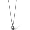 VICKWOOD Set Collana a Strati Sole - Gioielli Collana Donna - Set di gioielli con catena a maglie in acciaio inossidabile 60 cm in Oro/Oro Rosa/Nero/Argento - Regalo di gioielli per donne, 60 cm