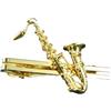 Miniblings Fermaglio Sassofono Cravatta Clip di Legame con Il Contenitore Sassofono Sax Oro