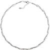 Silberketten-Store Collana Omega alla moda, 4 mm, lunghezza 40 cm, vero argento 925