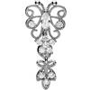 PIERCINGLINE Titanio piercing ombelico | 925 argento Farfalle & ciondoli | Bananabell ombelico piercing | lunghezza 10 mm | spessore barra 1,6 mm, Misura unica, Titanio, Non pietra preziosa