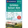 KOMPASS Wanderkarte 076 Gröden, Seiser Alm / Val Gardena, Alpe di Siusi 1:25.000: 4in1 Wanderkarte mit Aktiv Guide und Detailkarten inklusive Karte ... Fahrradfahren. Skitouren. Langlaufen.
