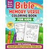 SAS Publishing Bible Memory Verse Coloring Book For Kids: 60+Coloring pages with 190+ Fun Bible Activities
