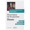 ELLIPSES Dissertation sur les passions Hume. Texte au programme des CPGE scientifiques, épreuves de français-philosophie CONCOURS 2016-2017