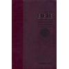 BIBLI O La Bible TOB: Traduction oecuménique avec introductions, notes essentielles, glossaire, reliure semi-rigide, couverture similicuir bordeaux, tranches or