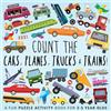 Webber Books Count the Cars, Planes, Trucks & Trains!: A Fun Puzzle Activity Book for 2-5 Year Olds