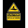 CreateSpace Independent Publishing Platf Caution Witch At Work: Witch's Journal, Blank Notebook and Grimoire