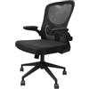 OHMG Sedia da ufficio,Sedia da gaming ergonomica con supporto lombare,Braccioli,Poggiatesta regolabili,Sedia per computer girevole ad alto schienale confortevole per ufficio a casa (C-nero)