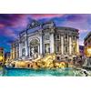 Jqynn 5D Diamond Painting Kit Completo, Round Full Drill Fontana di Trevi Diamond Immagini Art, Diamond Dots Paint by Numbers Kit per Adulti, Mosaico Quadri con Perline Artigianato per Regalo 40x50cm