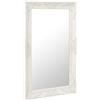 Generico Specchio da Parete Stile Barocco 50x80 cm Bianco,Bianco,6.5kg,320320