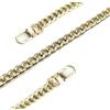 LSHIJI Catena per Borsa 20 cm-160 cm Catena di Metallo for Tracolla Borsa Borse Cinghie for a Manici Parti amp;Accessori(Light Gold,60cm)