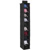 QIUPFGUT Organizer Armadio da Appendere, Ripiani per Armadio Interno, Organizer per Armadio, Organizzatore Pieghevole, Portatutto con 10 Scomparti, Per Cappello, Calze, Mutande, Asciugamani