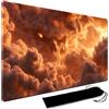 MPLRC PLAYMAT MTG - Tappetino da gioco con custodia nera Szie, 60 x 35 cm, con zona MTG, bordi cuciti, tappetino da gioco, Gioco di Carte Collezionabili, Playmats tappetino per mouse, superficie liscia in gomma TCG