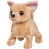 Simba 105893236 Chichi Love Baby Puppy, per bambini a partire dai 3 anni in su, morbido cane giocattolo, 15 cm, che cammina, abbaia e oscilla la la coda