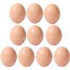 Generico Uova di gallina finte, uova di Pasqua per la pittura,Set di uova di pittura divertente | 10x giocattoli di simulazione del gioco portatili finti, decorazioni pasquali per casa, studio