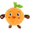 Generico Peluche Musicale Interattivo, Simpatico Giocattolo Sensoriale Musicale Con Frutta Per Bambini, Bambola Di Peluche Interattiva Attivata Al Tocco Con Suoni, Bambola Morbida Educativa Divertente