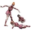 TOYVERSE JOYTOY 1/25 Action Toys, Dark Source Zombie Figure Cheerleaders, adatto per Halloween Articolated Miniature Model, 15 anni e più