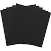 WYSWYG 6 piastre di base classiche, 25,4 x 25,4 cm, compatibili con tutte le principali marche, nero