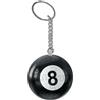 Zopoee Puzzle sfera,Palla puzzle - Ciondolo portachiavi con sfera puzzle nero a 8 palline | Ciondolo per borsa per appassionati di biliardo, puzzle rompicapo per bambini e adulti, accessorio per zai