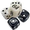 Fuuxtci Set di dadi del backgammon, dadi del gioco del backgammon - Gioco da tavolo da tavolo notturno per famiglie Dice Combo - Gioco di strategia Dadi raddoppianti in acrilico per feste, viaggi,