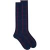 Gallo Calze lunghe fantasia window pane AP516382 royal